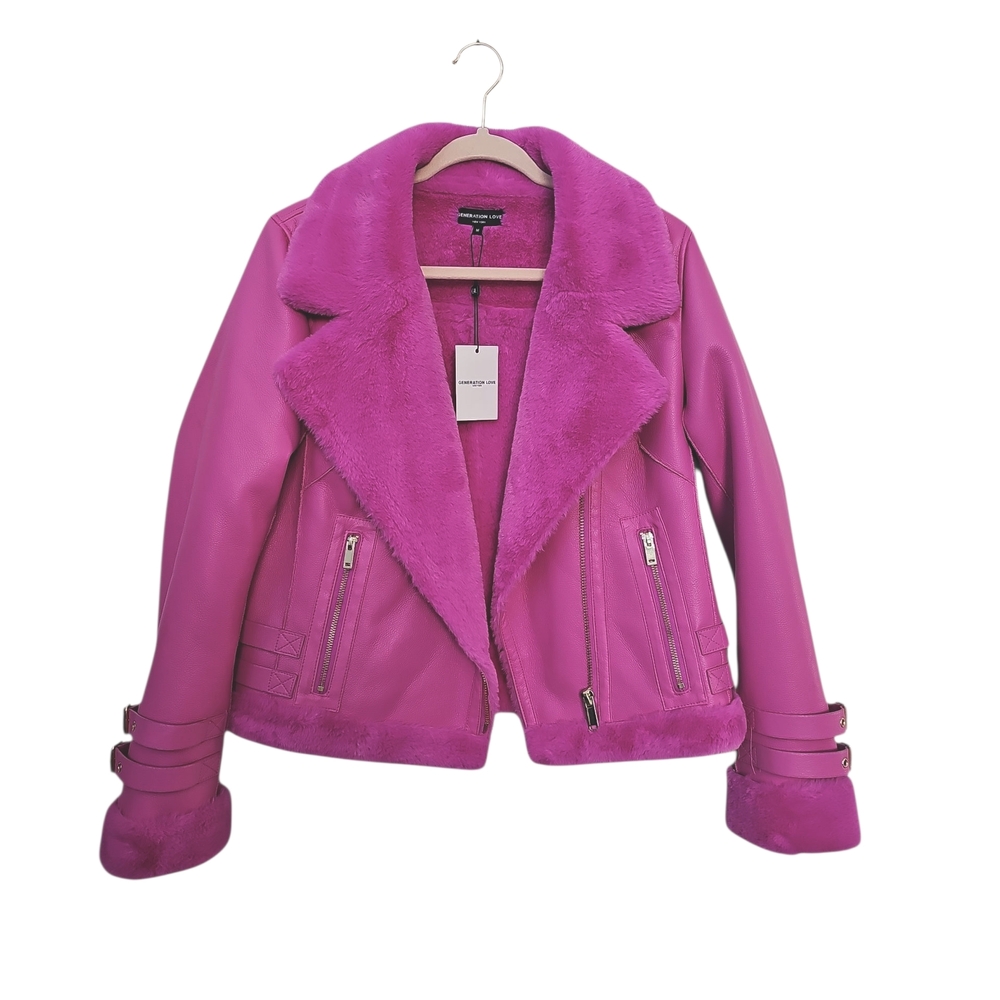 Generation Love Pink Bomber Jacket